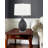 Bolzano 28" Grey Bubbled Glass Table Lamp