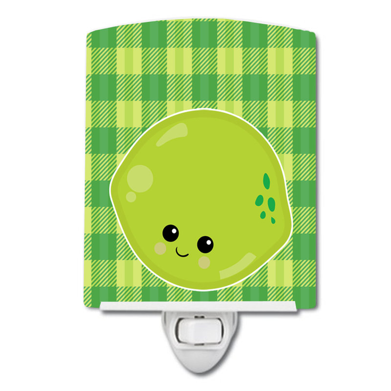 Lime Face Ceramic Night Light