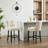 27.5'' Upholstered Bar Counter Stool with Solid Wood Frame(Set of 2)-79027220