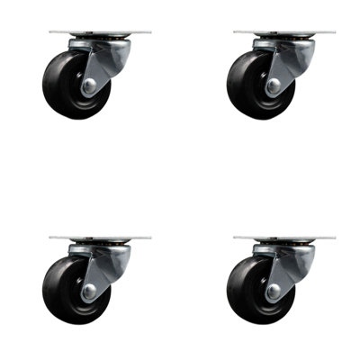 Rubber Swivel Top Plate Caster