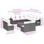 Vidaxl Garden Sofa Set Black, Cream White