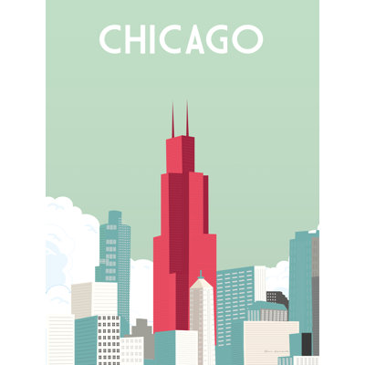 «Chicago Crop» par Omar Escalante - impression sur toile tendue