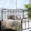 Mobilier de chambre à coucher style transitionnel noir antique 1pc Demonte-1285166416