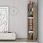 Nati Modern Corner Bookcase 5 Tiers | 34 x 34 x 161 cm | Space-Saving Design-1758639890