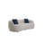 Spacious Modern Sofas, Boucle Upholstered, Curved Design For Home & Office