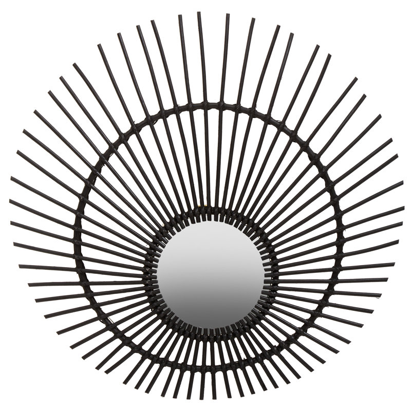 Wicker / Rattan Square Mirror