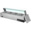 Chauffe-plats commercial 4 plats 1500W Buffet Bain Marie avec couvercle en verre