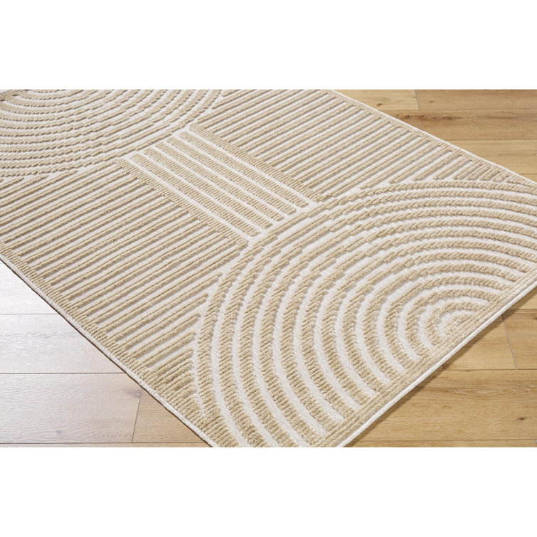 Ebern Designs Elli Machine Washable Geometric Rug & Reviews | Wayfair