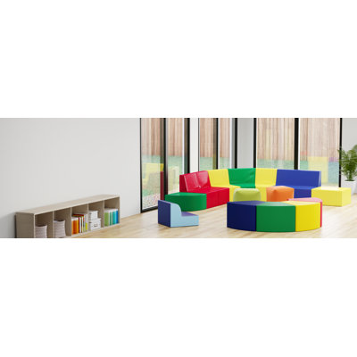 L-Shaped Kids Soft Seating -  Children's Factory, CF322-387