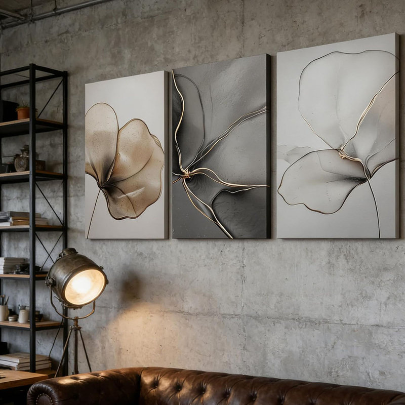 3 Piece Wrapped Canvas Set