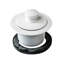 Ensemble de garniture de drain de baignoire 1-1 / 2 "Twist & Close avec trop-plein à un trou-37144241