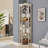 Corner Cabinet - Display Case For Living Room, Antique Collectibles, Wine & Bar Glass Storage-1041741711