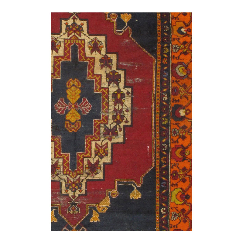 Oriental Area Rug in Rust