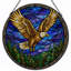 Vitrail Eagle Forest-331821223