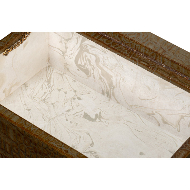 Shagreen Handmade Decorative Box, Green
