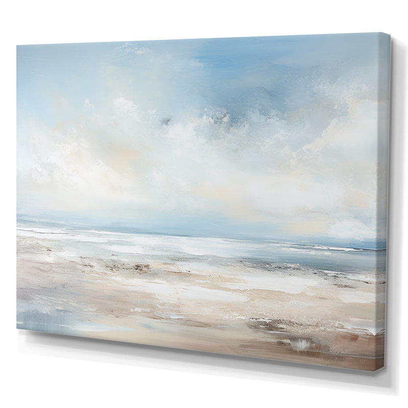 «Poling - Coastal Ocean», reproduction sur toile encadrée, H 34 po x l 44 po x P 1,5 po, Toile tendue