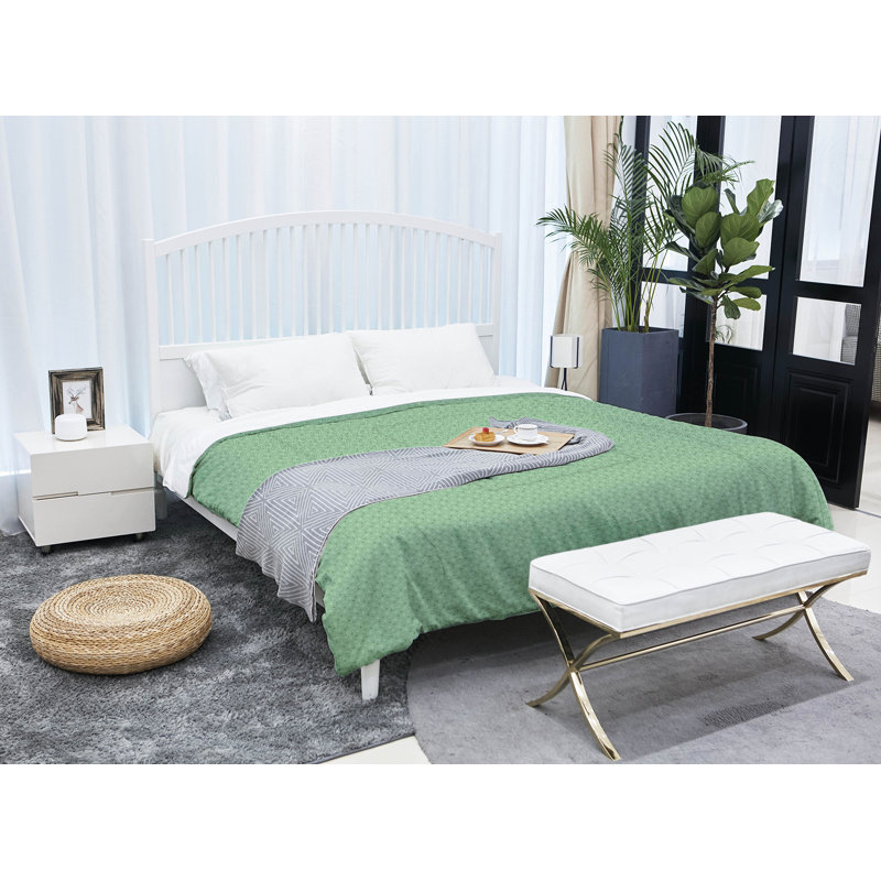 Édredon simple réversible Katelyn Elizabeth, Édredon très grand, Vert