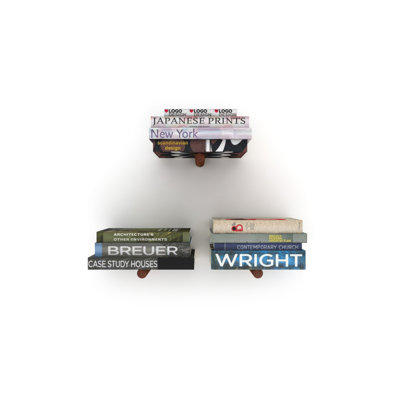 Houdini 3-Pieces Shelves, Books Holder
