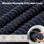 Grand matelas pour canapé-lit bleu marine double usage Velours côtelé confortable, durable, pliable et facile à nettoyer-461382487