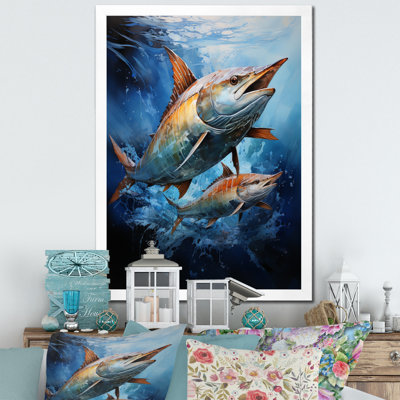 Alleffra " Fishing Majestic Marlins Jumping II "