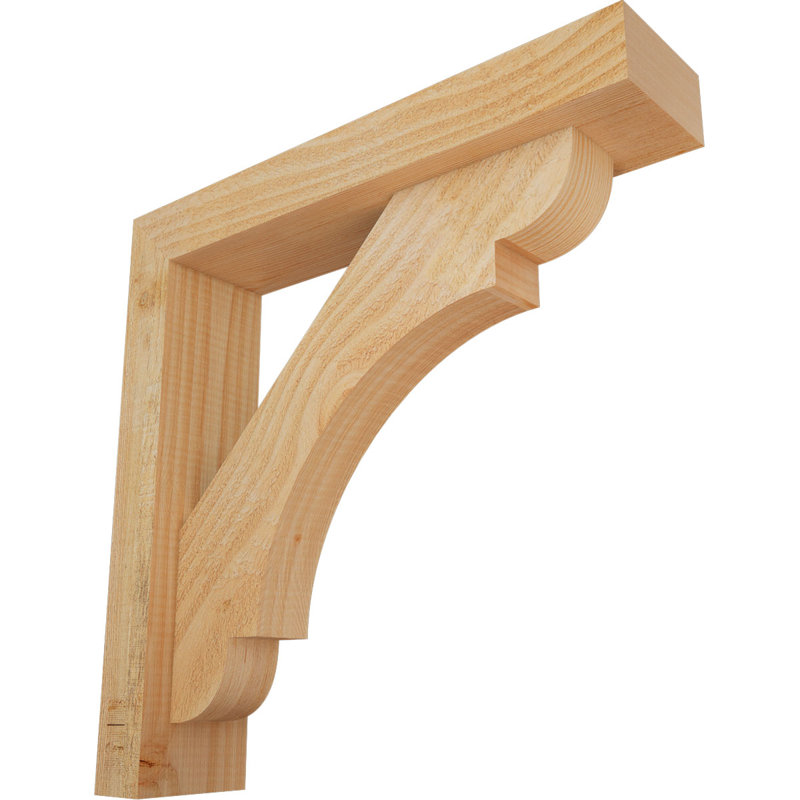 Support de bloc olympique avec entretoise décalée, 18 po x 18 po, Sapin Douglas de l 4 po (scié brut)