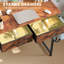 Bureau d'ordinateur 32 pouces avec tiroir et sac de rangement en tissu-827033154
