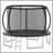 12FT Trampoline Pumpkin- Standard-Black
