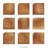 Sentier des Ocres Coin 7.88" x 7.88" Porcelain Spanish Wall & Floor Tile-109615737