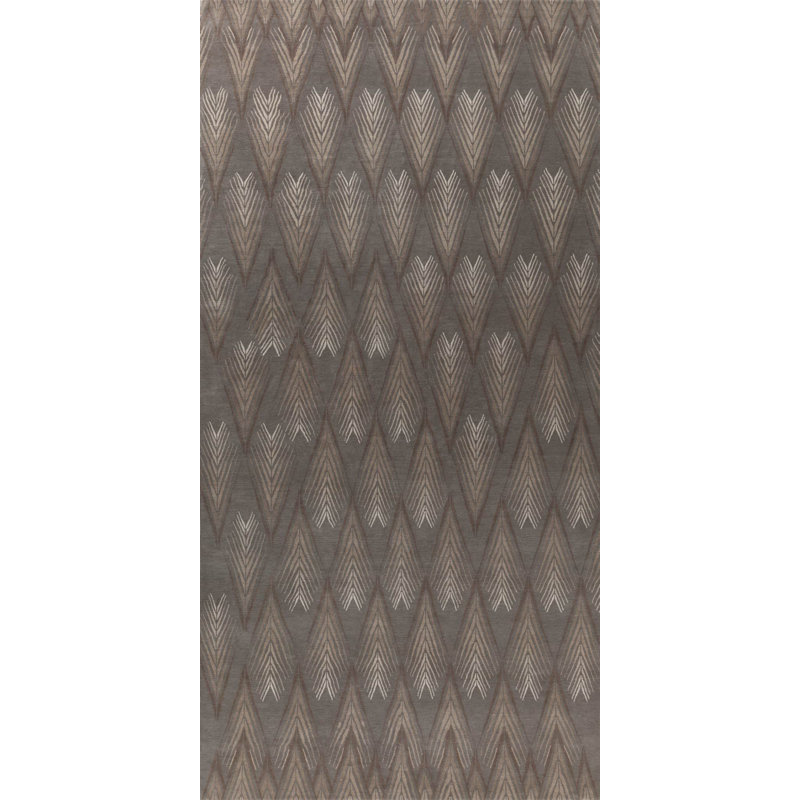 Contemporary Chevron Area Rug, Runner 3' x 12'