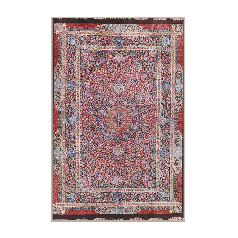 Tapis oriental rouge / Mehroon, Rectangle 5 pi x 7 pi