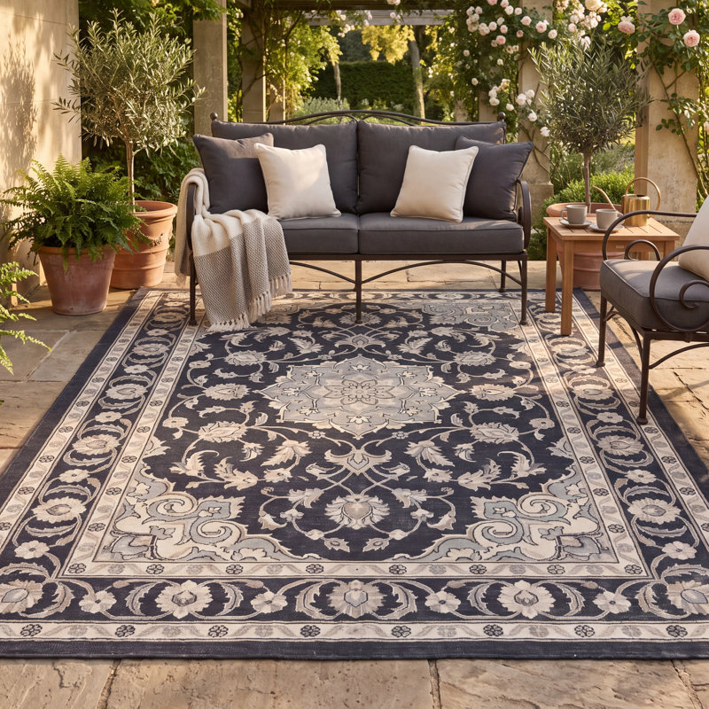 Tapis Farleigh traditionnel de style persan audacieux, gris ivoire et beige, lavable à la machine, antidérapant, à poils courts, pour l'intérieur et l'extérieur, adapté aux animaux domestiques, idéal pour le salon, la chambre, la salle à manger, l'entrée, le couloir ou le bureau.