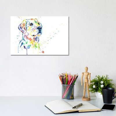 Puppy Star by Lisa Whitehouse - Wrapped Canvas Painting