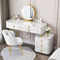 Everly Quinn Attie Bathroom / Vanity Mirror With Shelves & Reviews