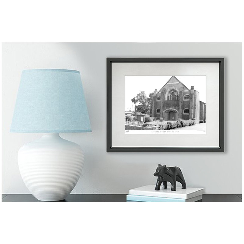 Sapcote, Wesley Church C1965 - Single Picture Frame Print, 48.4cm H x 63.6cm W x 2.3cm D