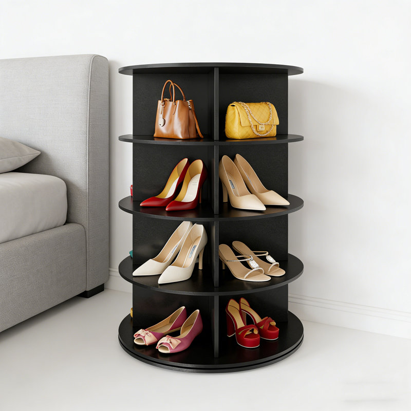 Tour à chaussures rotative carrousel