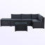 Ensemble de patio 6 pièces avec coussins-491878133