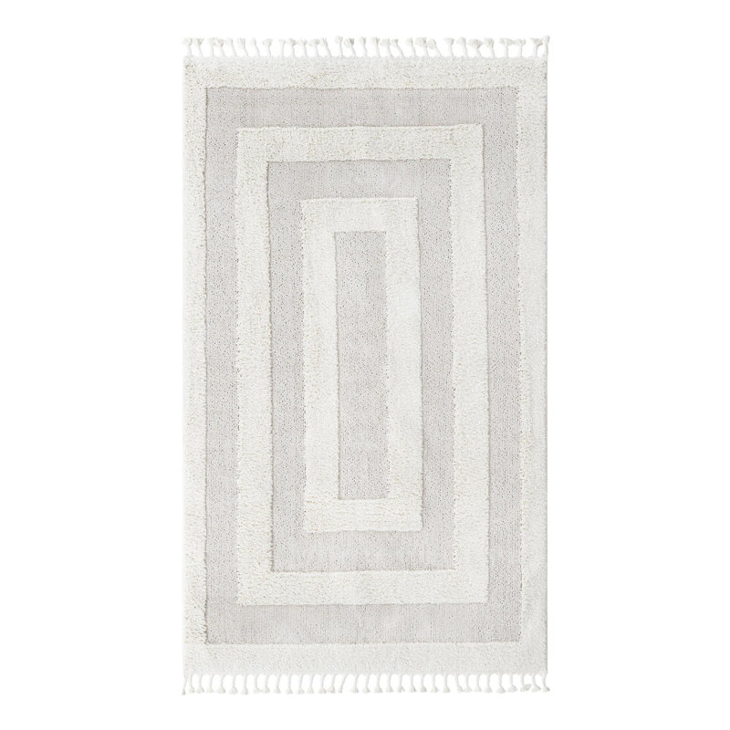 Reike Geometric Indoor Rug, Rectangle 5'3" x 8'