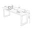 Bureau rectangulaire en bois massif-118311996-118312009