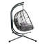 Fauteuil double suspendu avec support-396322388