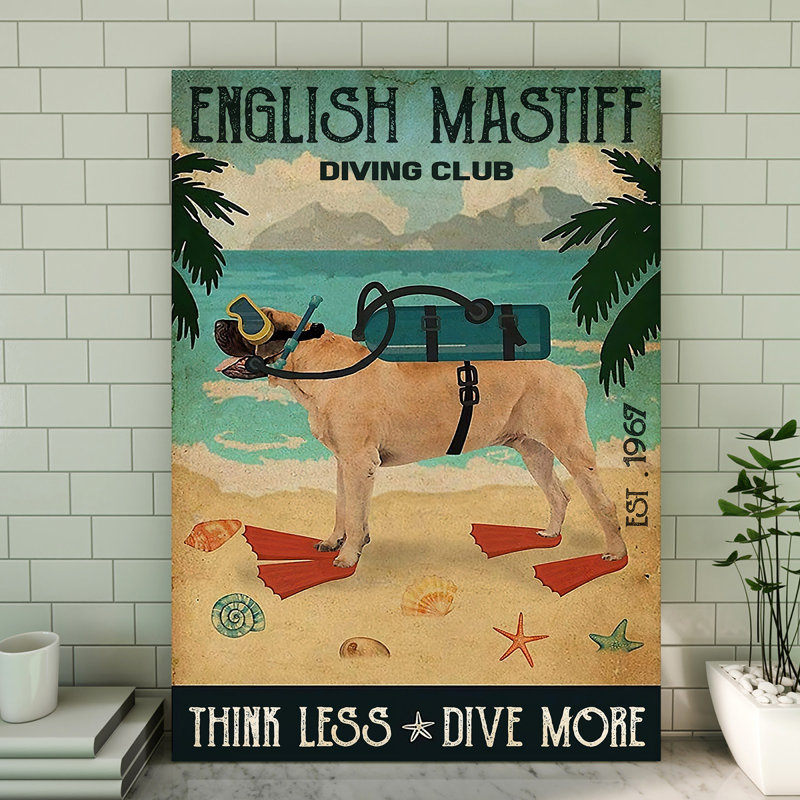 Toile tendue English Mastiff Diving Club
