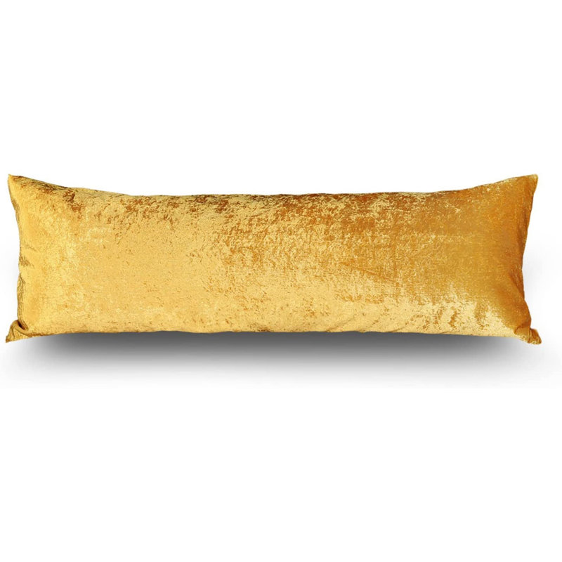 Polyester Medium Support Pillow, Single (50 x 90 cm), Mustard