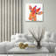 «Cheery Giraffe» par Britt Hallowell - impression sans cadre-82836600