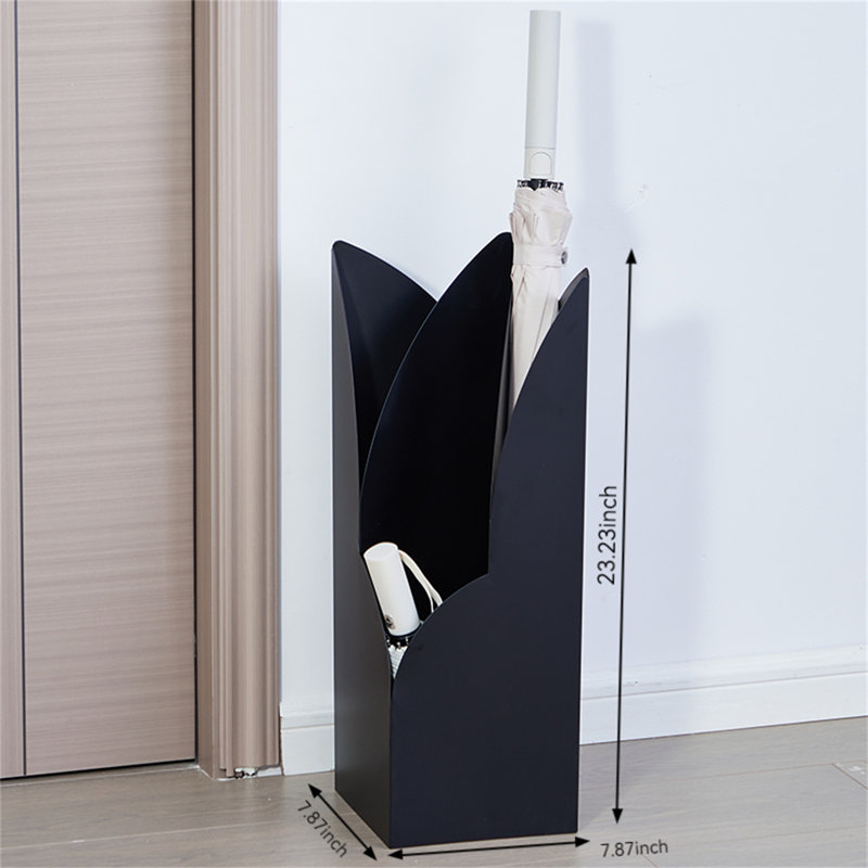 Metal Freestanding Umbrella Stand, Black