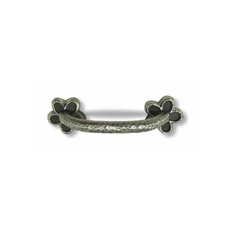 5" Flower Pull Antique Pewter