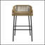 Ensemble de 2 tabourets de bar pour l'extérieur Push - durable, confortable et élégant pour une utilisation sur le patio et la piscine