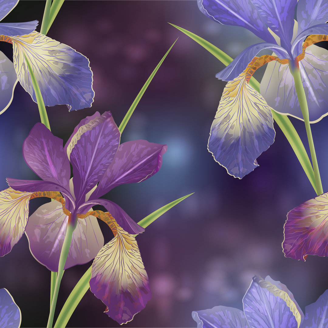 Iris Flowers von Gsshot - Kunstdrucke auf Leinwand