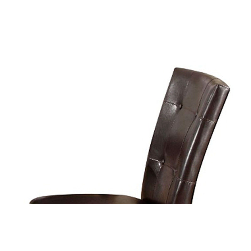 Ensemble de 2 chaises d'appoint en cuir synthétique Britney