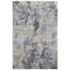 Handmade Silk and Wool Abstract Area Rug-69961805