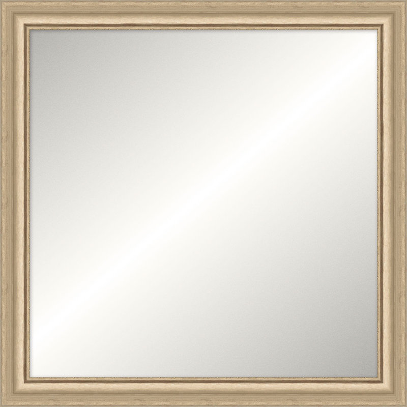 Chamblee Solid Wood Mirror, 25.5" x 25.5", Square