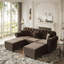 Canapé Chesterfield Timeless en velours avec capitonnage et garniture cloutée-2069686928